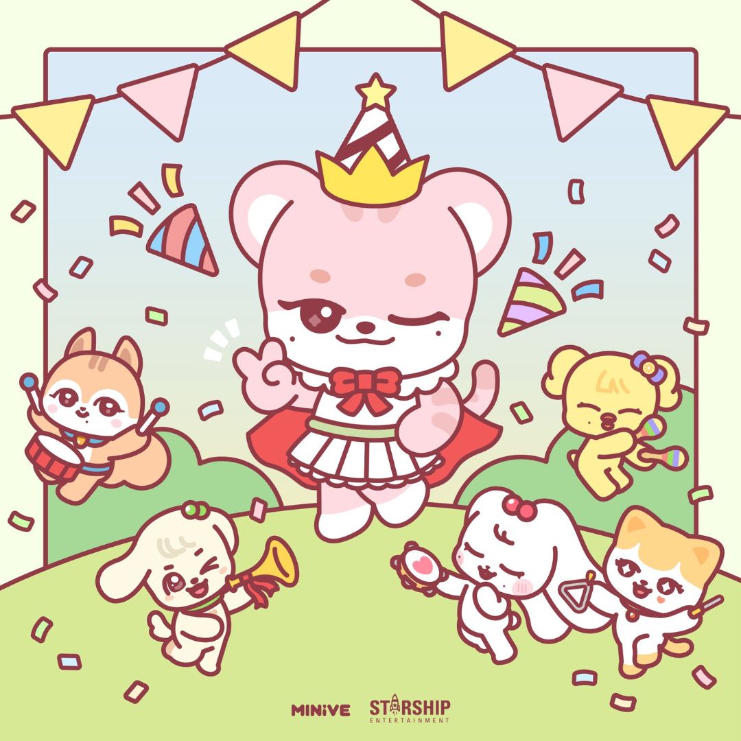 산중호걸이라 하는 이랑님의 생일날이 되어 🐯🎉미니브 모두 모여 무도회를 열었네 ♬♪♩