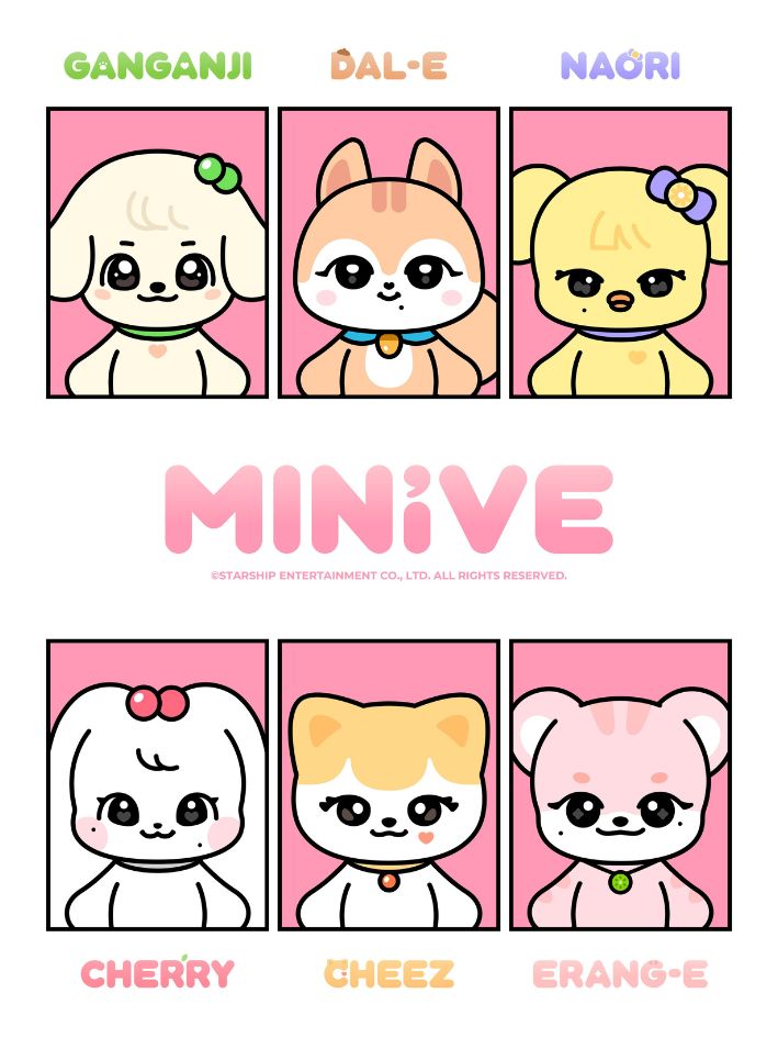 MINIVE Characters